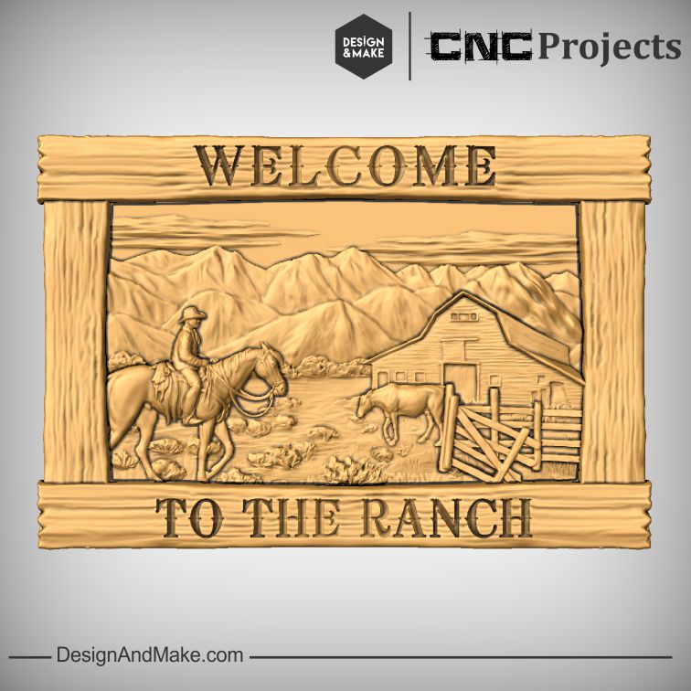 Welcome To Our Ranch sign